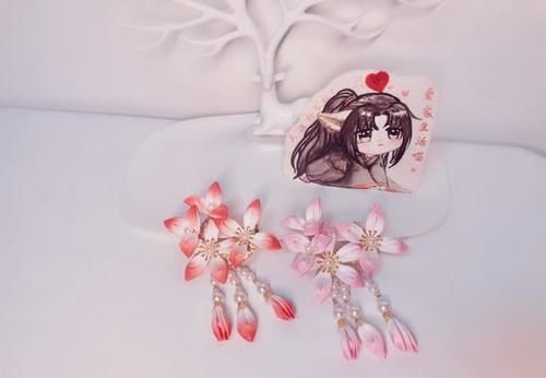 『牙花片』自己做汉服步摇发饰,让小姐妹继续羡慕去吧!附教程
