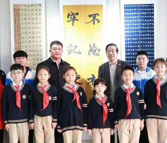  主席@全国政协常委、中国书协主席苏士澍到洛阳新安调研