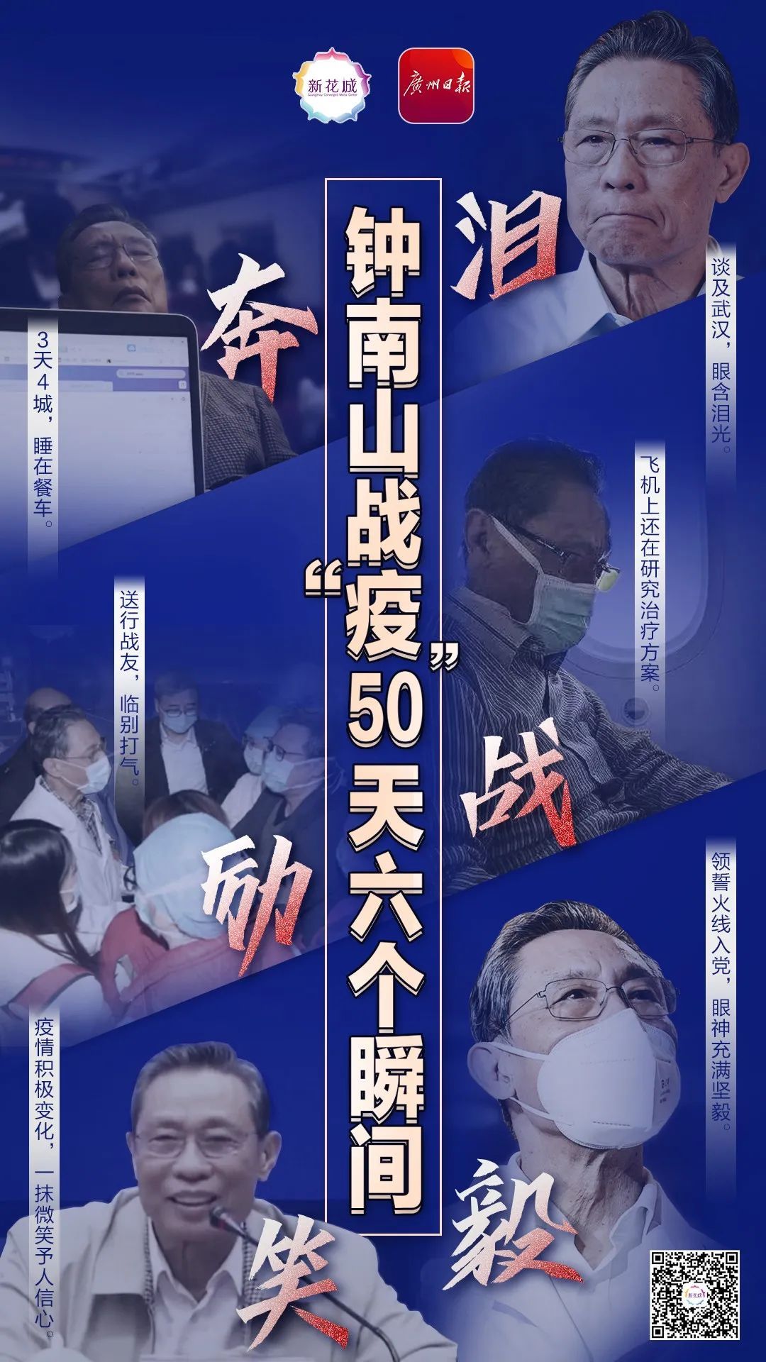  泪目@钟南山这50天的行程，看完泪目