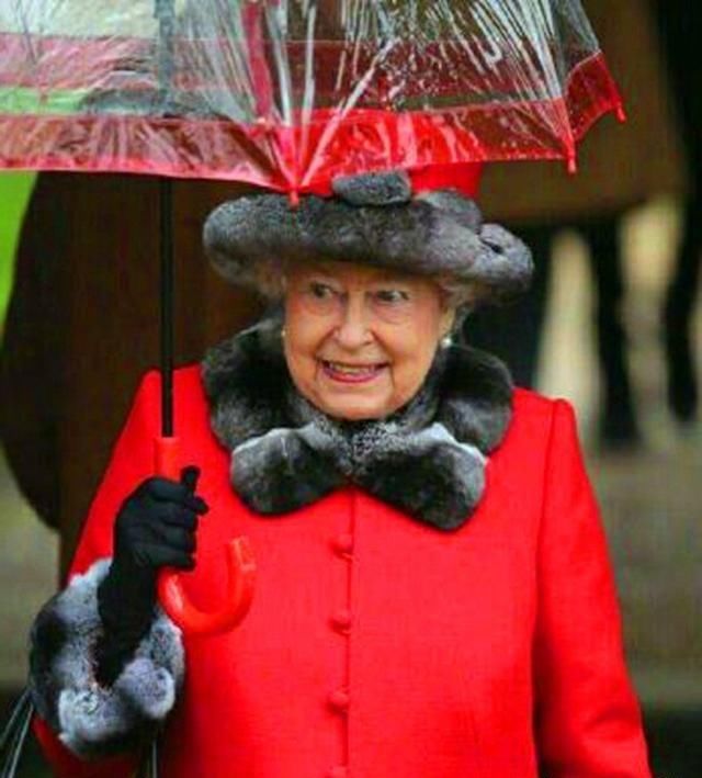 英国女王的“任性又可爱”的强迫症:雨伞和服装必须同色系!
