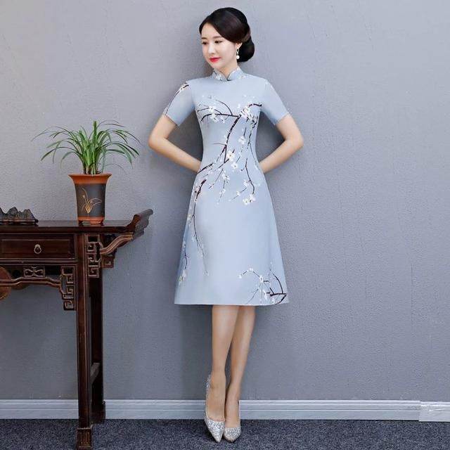 大气随性，双层改良长旗袍，充满潮流时尚范儿！