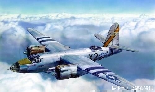 『发动机』二战兵器全集,美国B-26“掠夺者”中型轰炸机