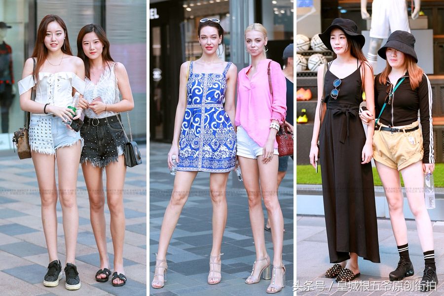 街拍:炎热的三伏天也可以打扮得既时尚又清凉