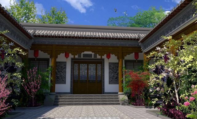 人靠衣装，马靠鞍，农村建房，要看庭院！