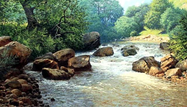 【醉在画中】俄罗斯画家米哈伊尔.费多罗夫风景油画