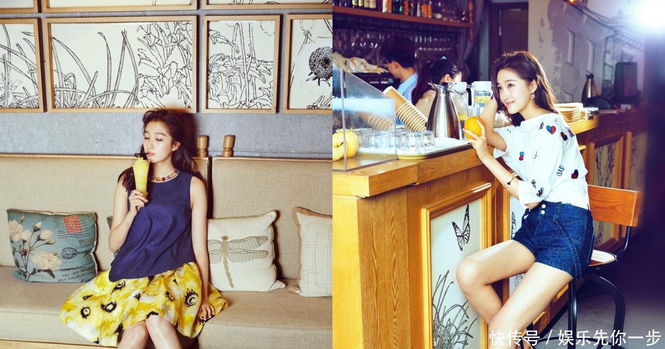 关晓彤跟杨幂撞衫, 网友: “整容脸”和原装脸的气质一目了然