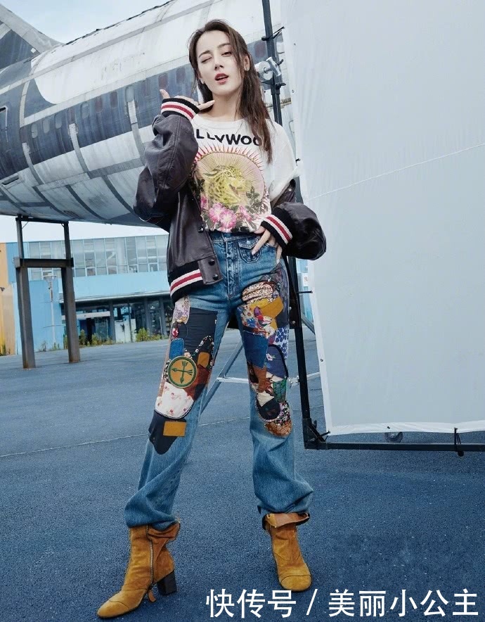 迪丽热巴腿也太细了！这么小的短裤也穿不满，该谁看了都羡慕！