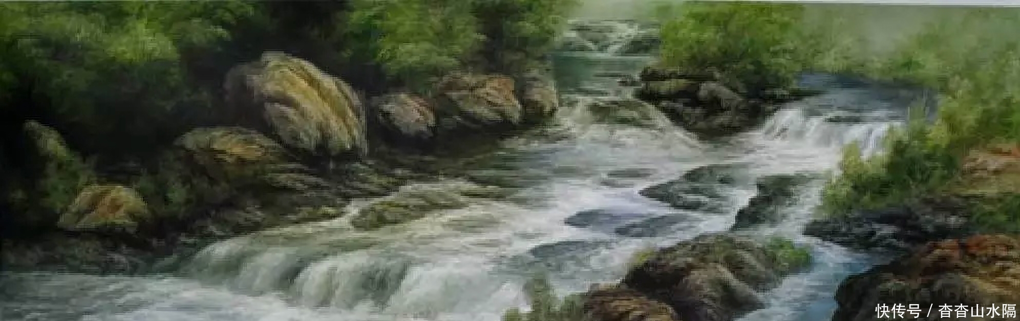 珍藏版山水画刀画，快收藏！