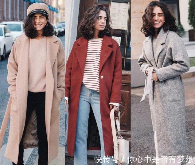  『冬装』街头潮女们冬装又搭配出一道风景线，各款大衣阔腿裤这样搭配美美的