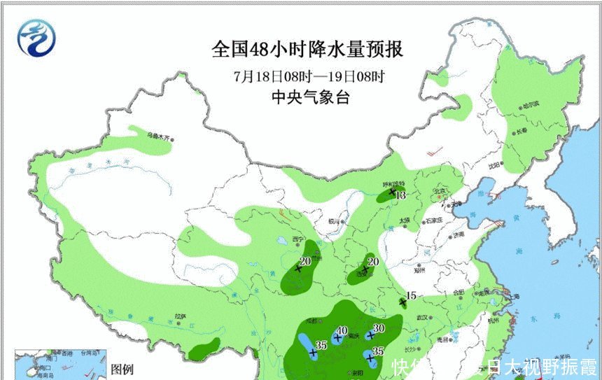 陕西突发大雨来袭中雨大雨覆盖如下后面还有一场暴雨将赶来