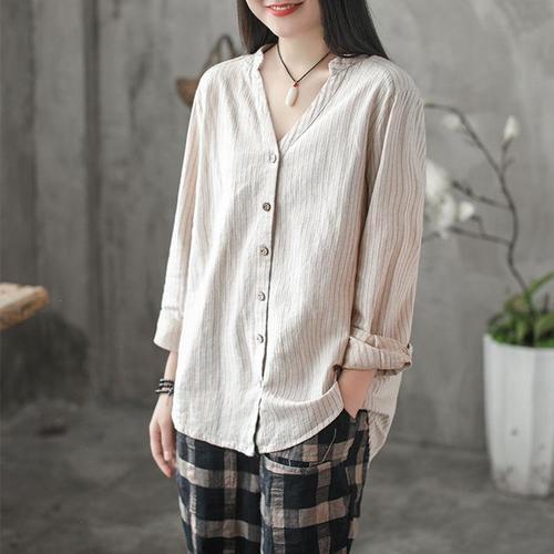 谁说棉麻越素越好看，瞧瞧下面这些棉麻装，洋气减龄又高雅，美爆