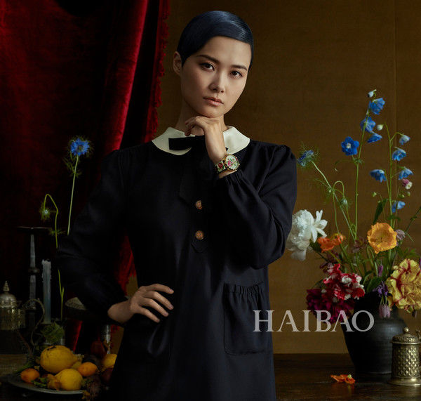 李宇春演绎Gucci全新腕表首饰广告形象大片