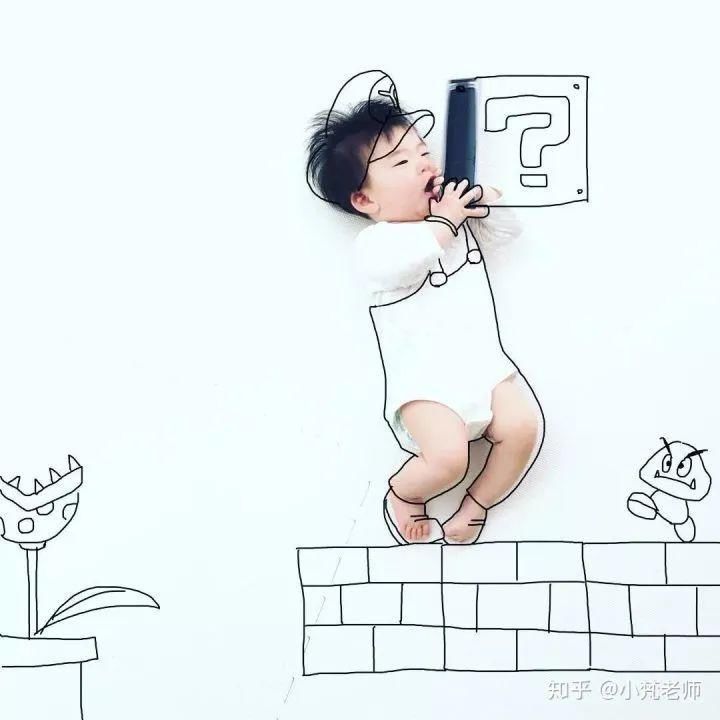  「作品」会画画的老爸把儿子画进了宫崎骏的作品，这才叫真正的“晒娃”！