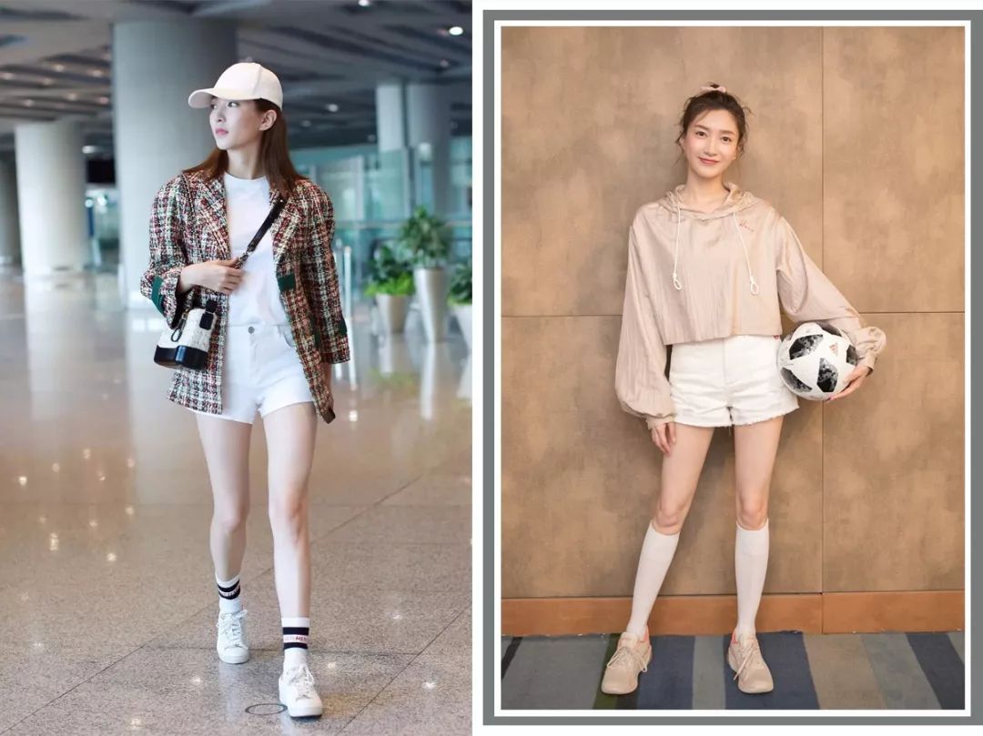 选对了才知道，牛仔短裤真的可以穿出长腿、小蛮腰！