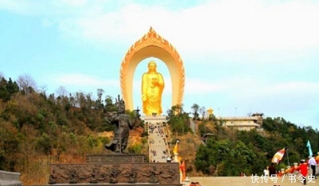 江西花10亿修建的佛像，身高达48米，问鼎世界最高金佛像！