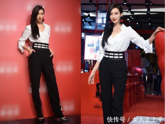 林志玲脱掉裙装换裤装，衬衫连解3扣成深V，看脸部特写我沉默了