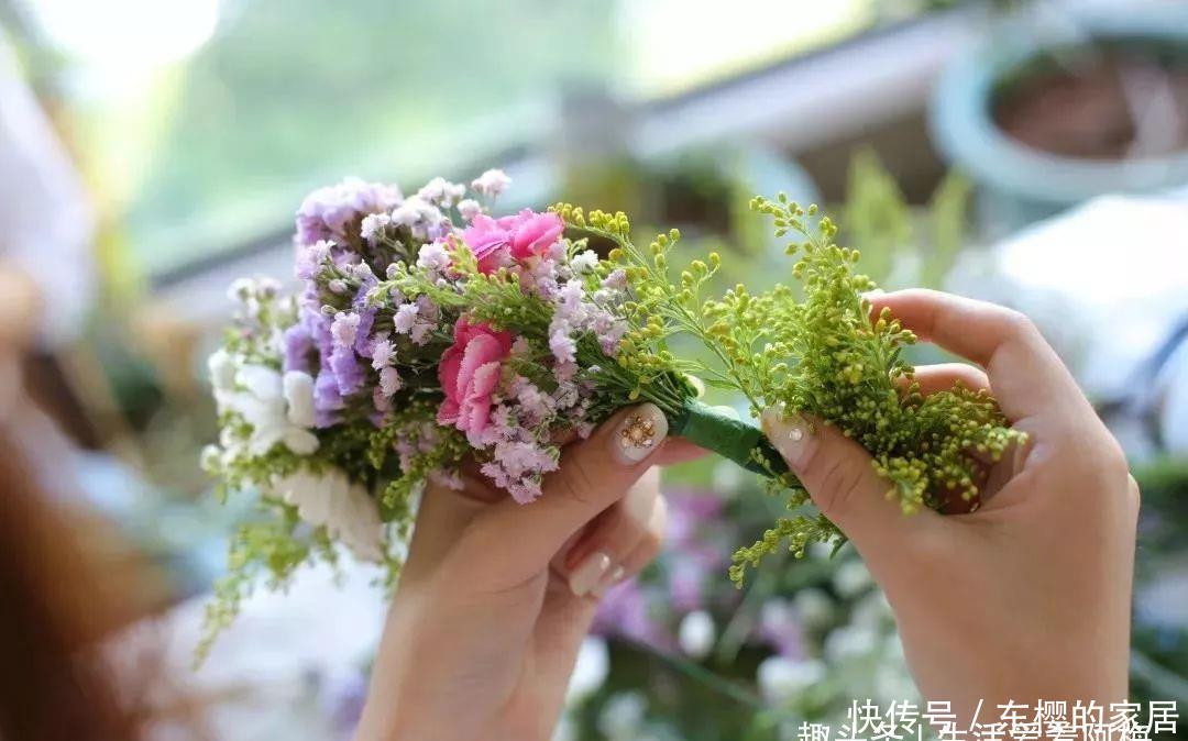  春日@DIY手工：春日花环diy
