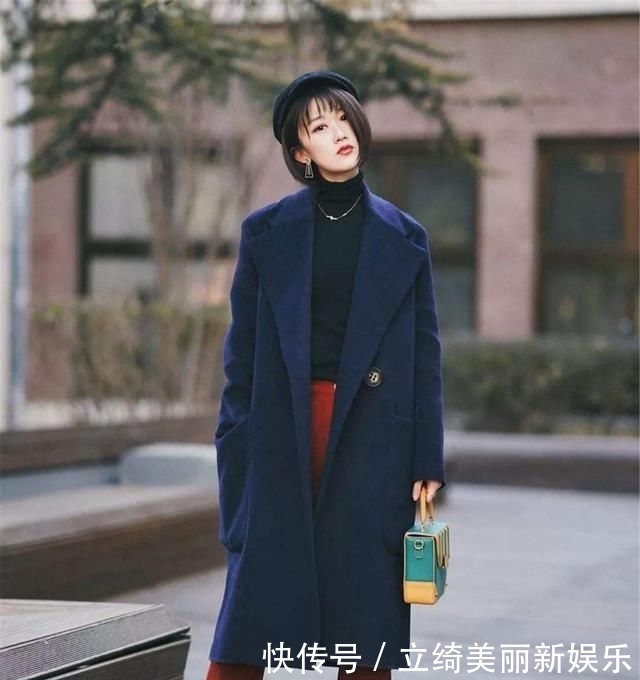  「件藏蓝色」比黑色好穿!秋冬这个颜色高级又显白