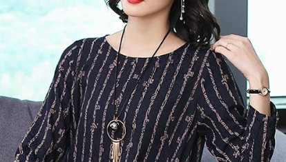 不骗你，早上刚开卖的秋裙比旗袍还美，60后婆婆穿美得怦然心动