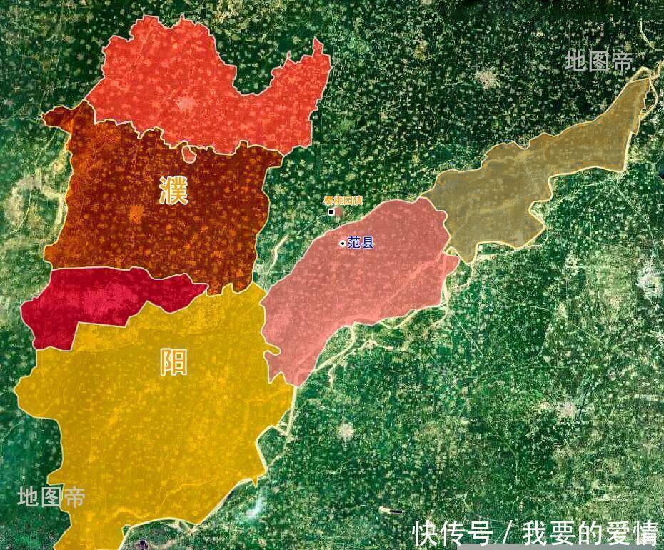 河南省濮阳市范县老县城,为何飞到山东境内