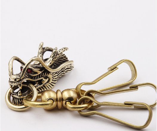 还在用传统钥匙扣?当下爆火的黄铜钥匙扣，款款精致又大气