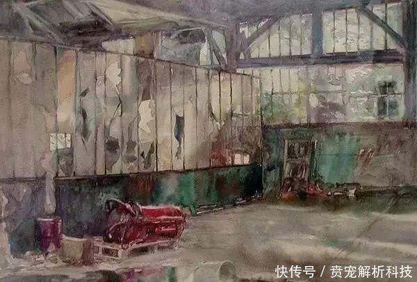 『画家』法国画家的灰调水彩画,太有质感啦
