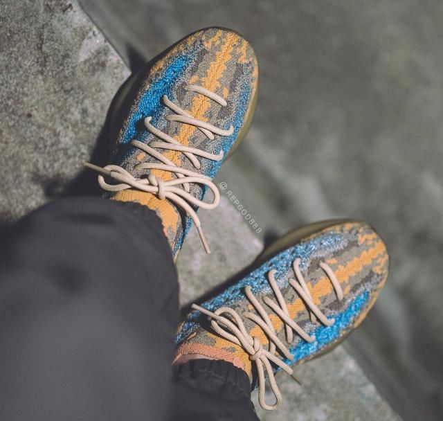  [发售]全新满天星 Yeezy 380 上脚照来了！颜值一言难尽...