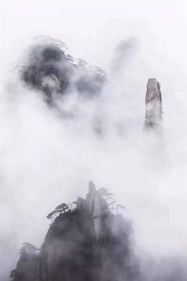  『一幅幅』在雨里，三清山幻化成一幅幅水墨丹青…