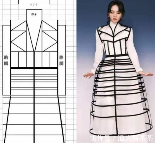 周笔畅春晚造型好厉害!把excel表格穿身上,一