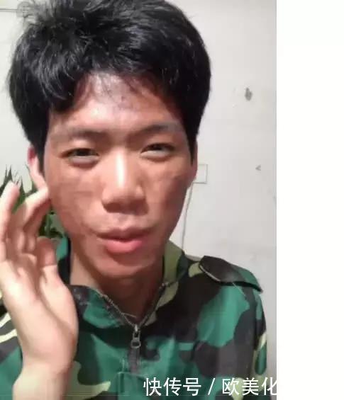 工地小伙自学化妆，化妆前后判若两人