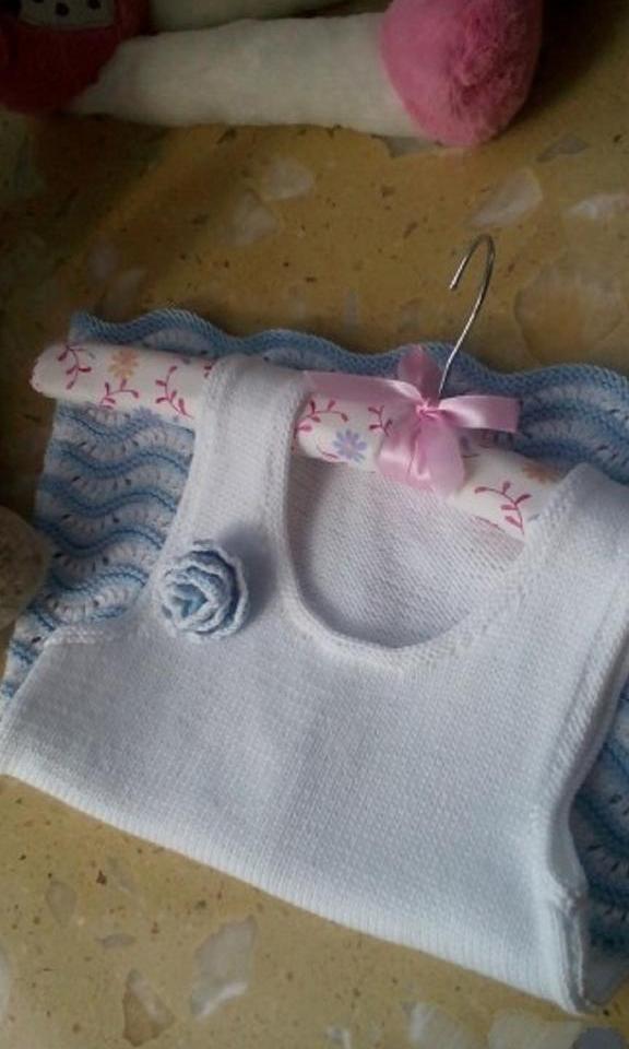 漂亮的凤尾花图案女童背心裙，简单易织，附教程图解