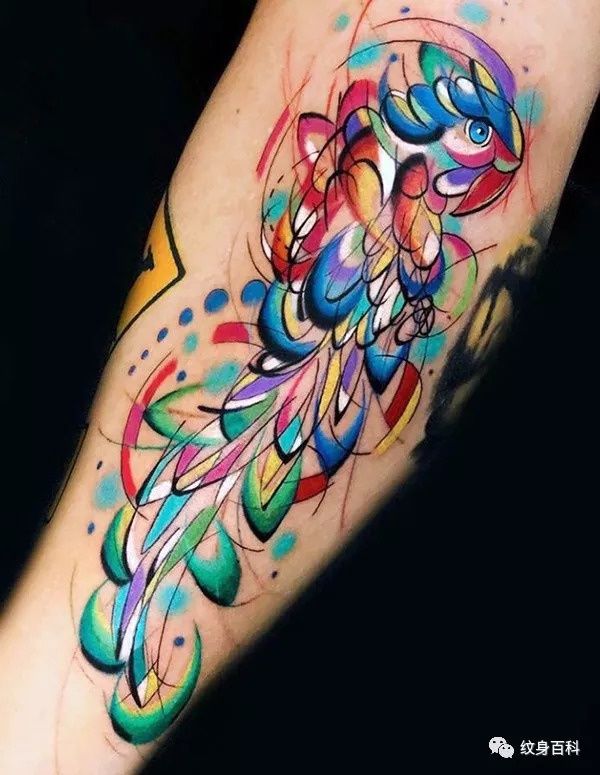 这些水彩纹身，容易把眼睛看花，你敢不敢看?