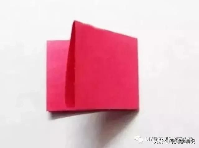 『蓝色』简单的折个三角,组合成百变造型