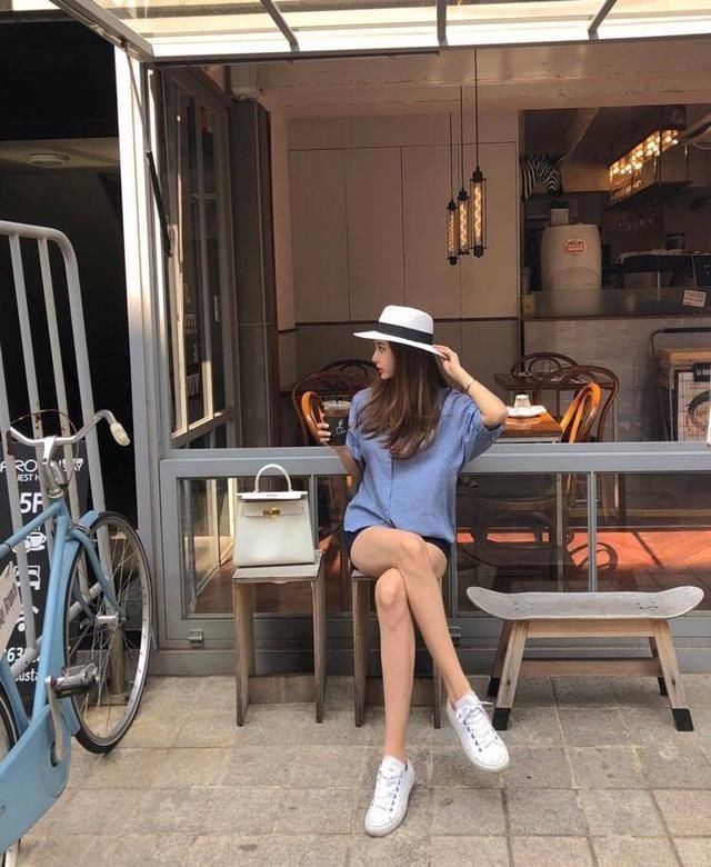 街拍 传说中“黄金比例”美女