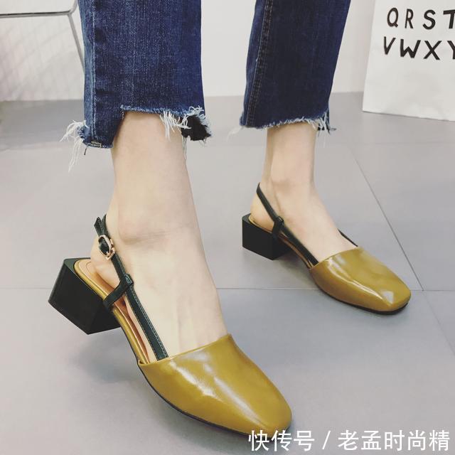 女人■穿不了高跟鞋的姑娘不要急,时髦不累脚的猫跟鞋让你更女人!