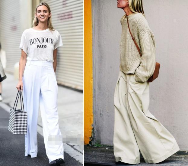  『显瘦』小个子女生穿阔腿裤，选择九分的款式，显瘦又显高