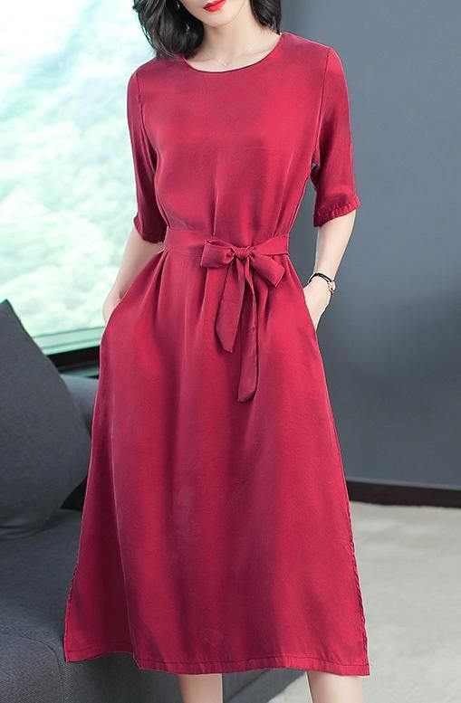 婆婆别穿旗袍了！瞧瞧我给你买中国造的“铜氨丝裙”，清凉又美嫩