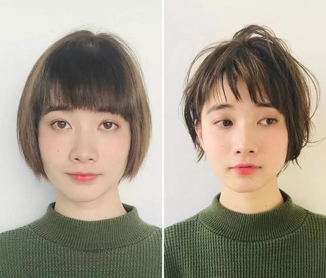 女人|日本小姐姐的“刘海小脸术”走红ins有刘海的女人,原来这么美