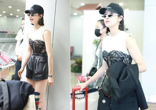 宋茜内衣外穿被小粗腿抢镜,看到胡冰卿,网友:想知道怎么穿上去的