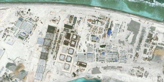  #岛礁#明明是海底珊瑚建的人工岛礁，美济礁却绿树成荫，这是如