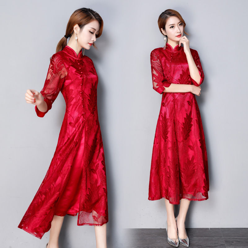 最美的裙子就是中国风裙子了，比温柔裙还温柔，比吊带裙还要女人