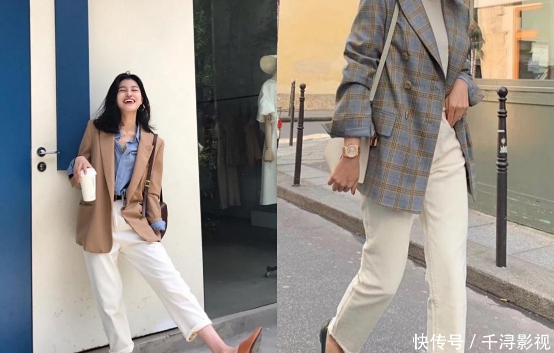 『以很好』春夏搭配不够高级可能你还没有尝试过白色裤子,不显胖更惹眼