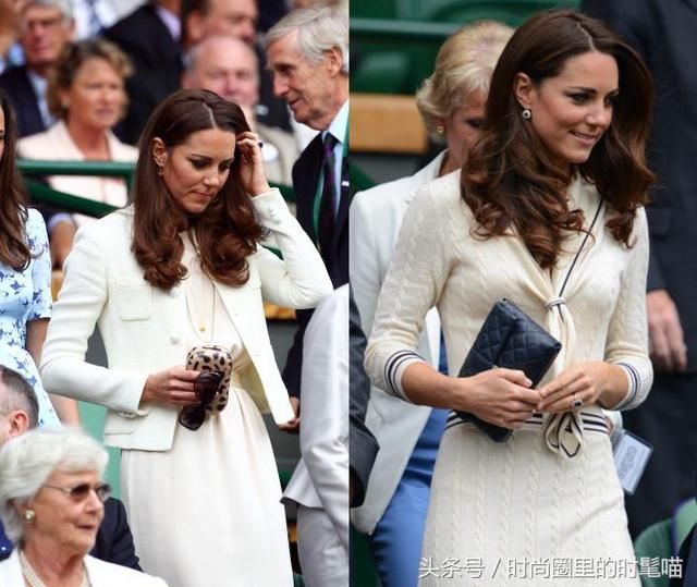 凯特王妃连续八年看温网！不同造型让我们感受到：岁月不饶人！