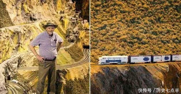 美国大爷玩46年泥巴,一不小心就玩出吉尼斯纪录,火车还能跑