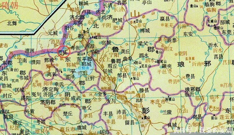 河南省濮阳市范县老县城,为何飞到山东境内