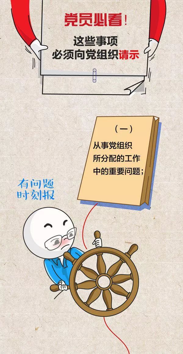 党员必看！这些事项必须向党组织请示报告