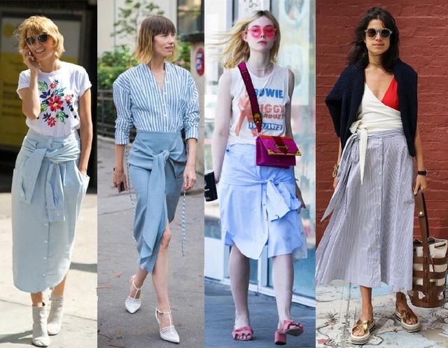 夏天怎么穿时髦？36套示范搭配，打个结让基础款穿出质感