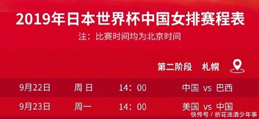  cctv5|排球迷留意！世界杯中国女排连战美国巴西，CCTV5全程直播