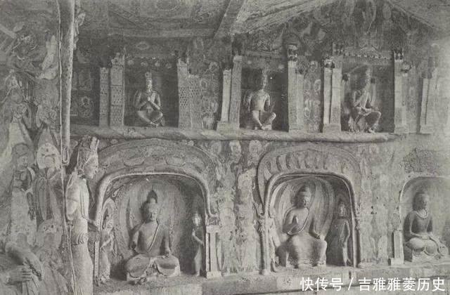 敦煌旧影法国人拍下被破坏前的敦煌莫高窟,美的令人心碎