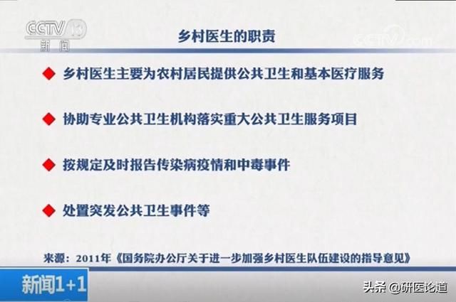中央电视台：乡村医生的待遇和养老问题亟待解决